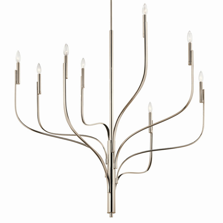 Kichler Canada - 52675PN - Eight Light Chandelier - Livadia - Polished Nickel