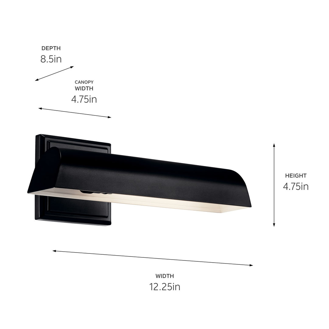 Kichler Canada - 52684BK - LED Picture Light - Carston - Black