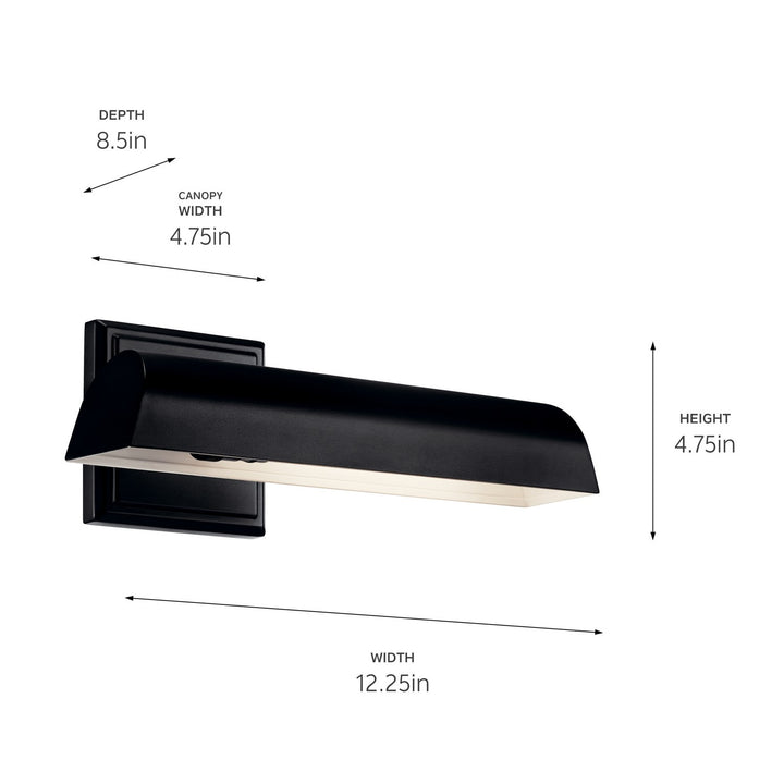 Kichler Canada - 52684BK - LED Picture Light - Carston - Black
