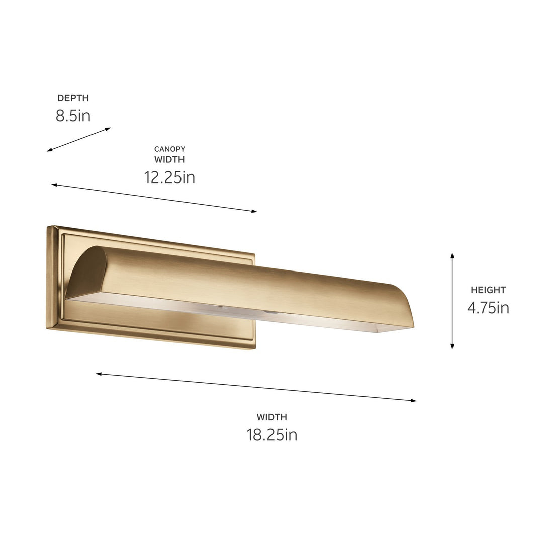 Kichler Canada - 52685CPZ - LED Picture Light - Carston - Champagne Bronze