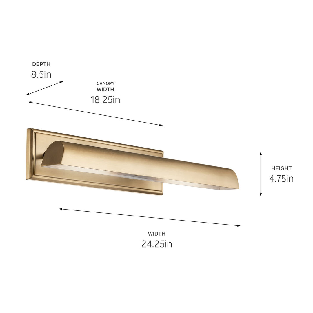 Kichler Canada - 52686CPZ - LED Picture Light - Carston - Champagne Bronze