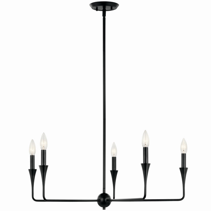 Kichler Canada - 52689BK - Five Light Chandelier - Alvaro - Black