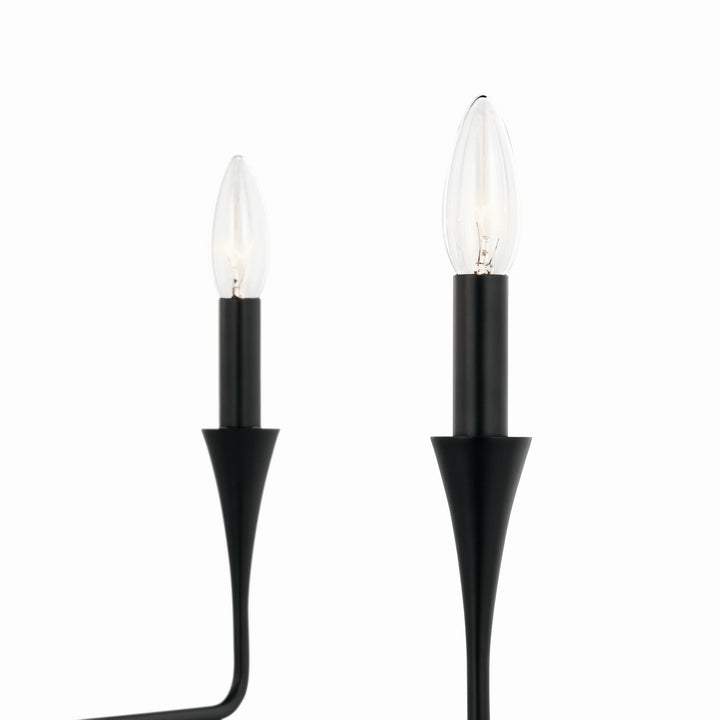 Kichler Canada - 52689BK - Five Light Chandelier - Alvaro - Black