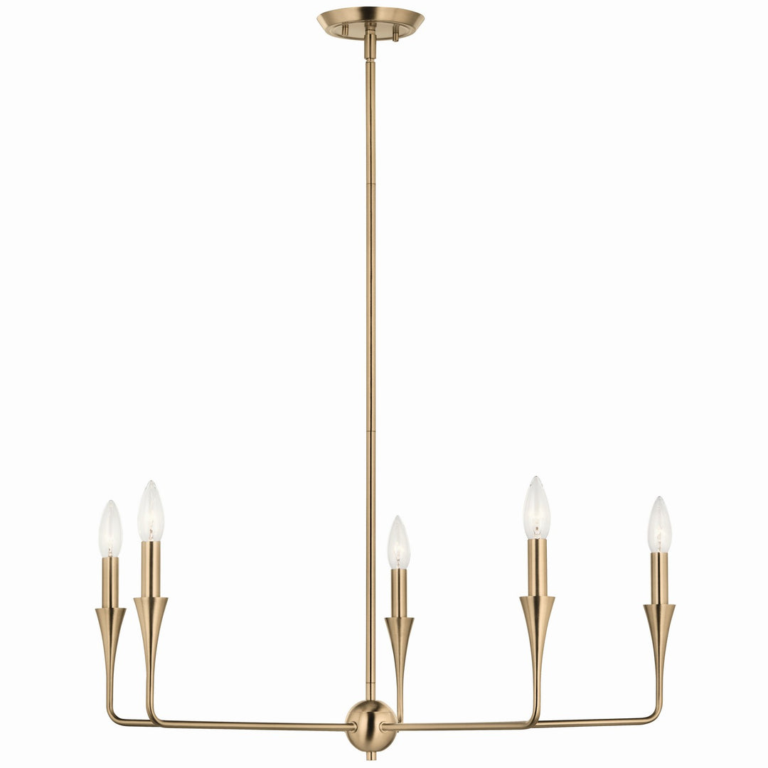 Kichler Canada - 52689CPZ - Five Light Chandelier - Alvaro - Champagne Bronze