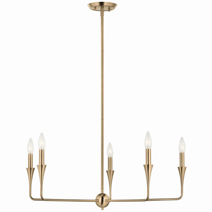 Kichler Canada - 52689CPZ - Five Light Chandelier - Alvaro - Champagne Bronze