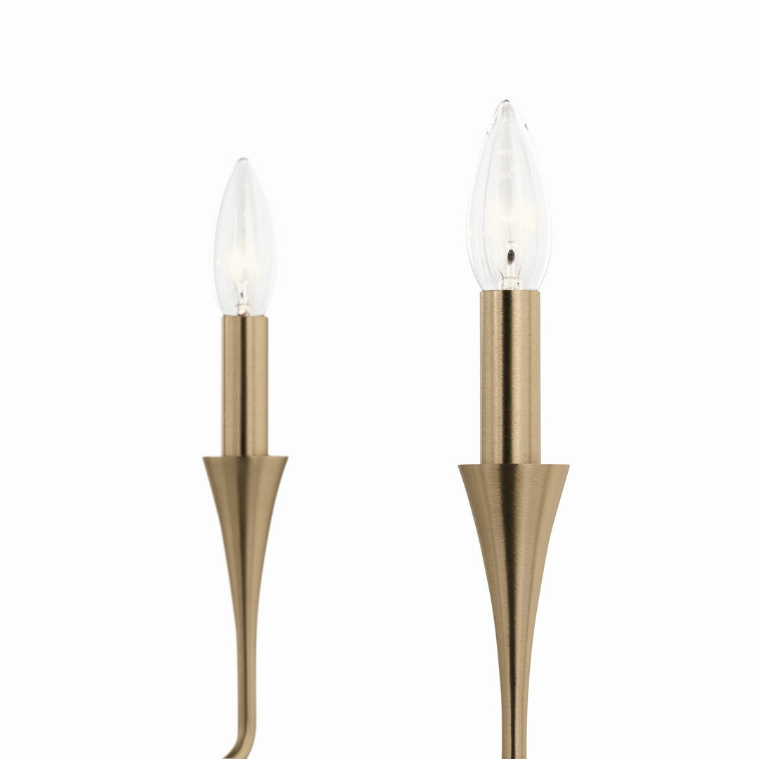 Kichler Canada - 52689CPZ - Five Light Chandelier - Alvaro - Champagne Bronze