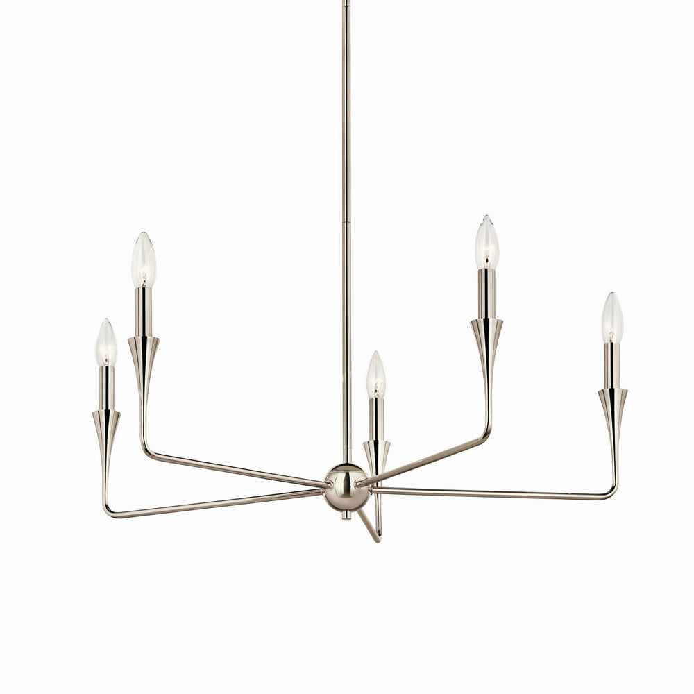 Kichler Canada - 52689PN - Five Light Chandelier - Alvaro - Polished Nickel