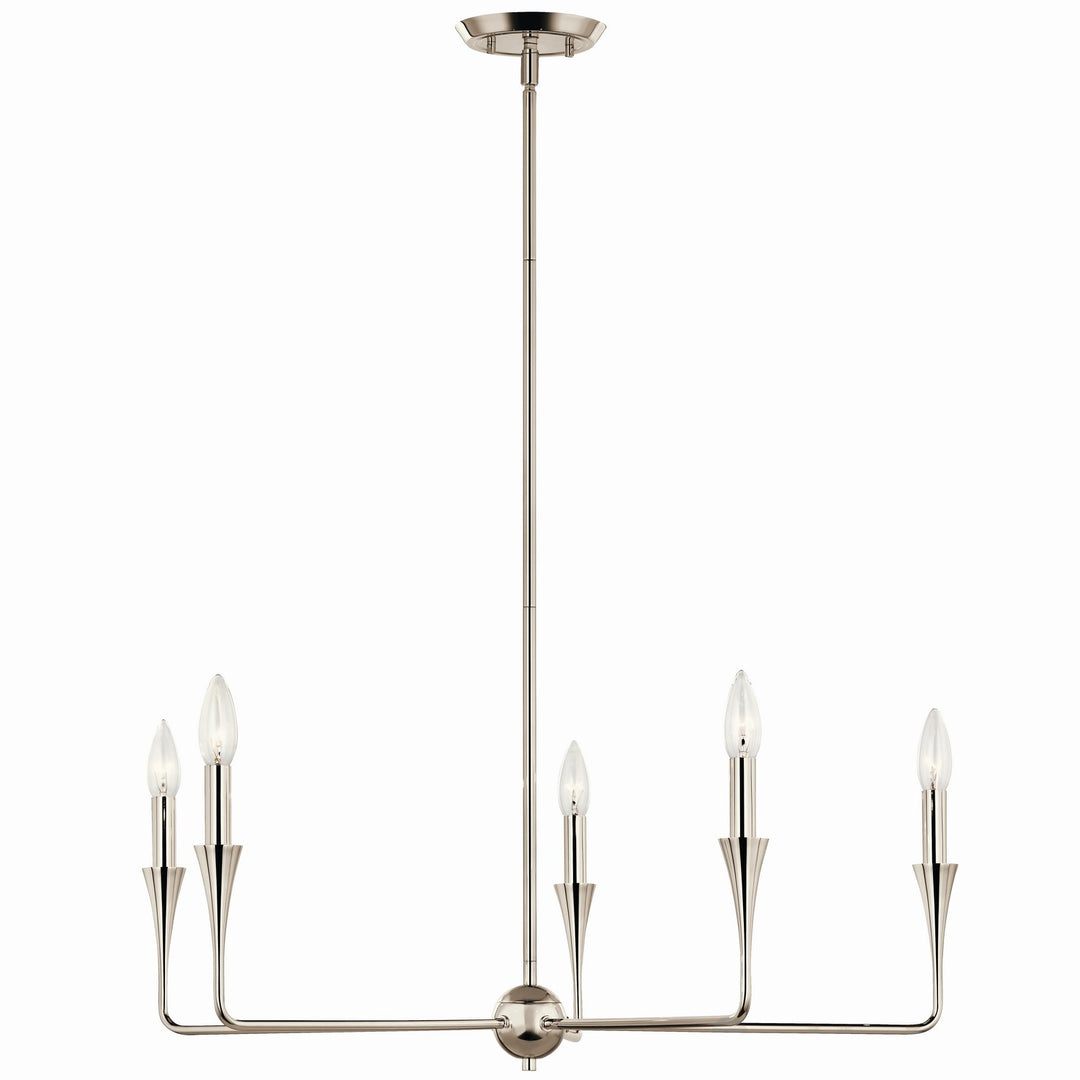 Kichler Canada - 52689PN - Five Light Chandelier - Alvaro - Polished Nickel