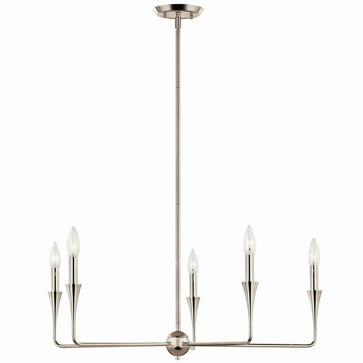 Kichler Canada - 52689PN - Five Light Chandelier - Alvaro - Polished Nickel