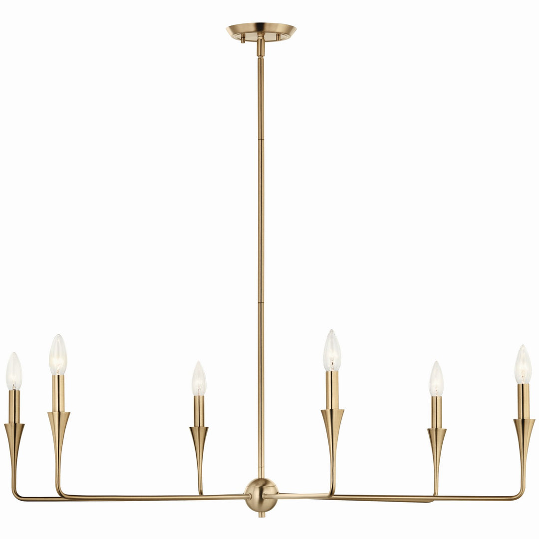 Kichler Canada - 52690CPZ - Six Light Chandelier - Alvaro - Champagne Bronze