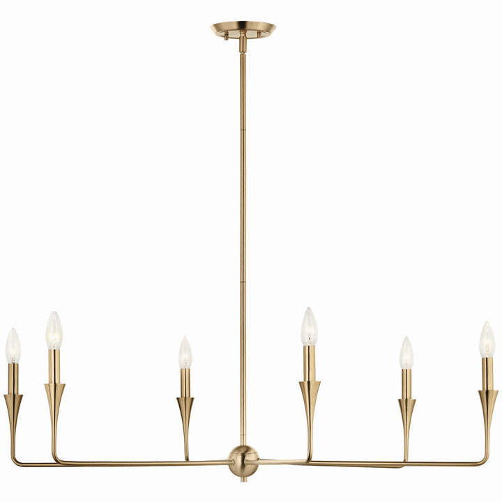 Kichler Canada - 52690CPZ - Six Light Chandelier - Alvaro - Champagne Bronze