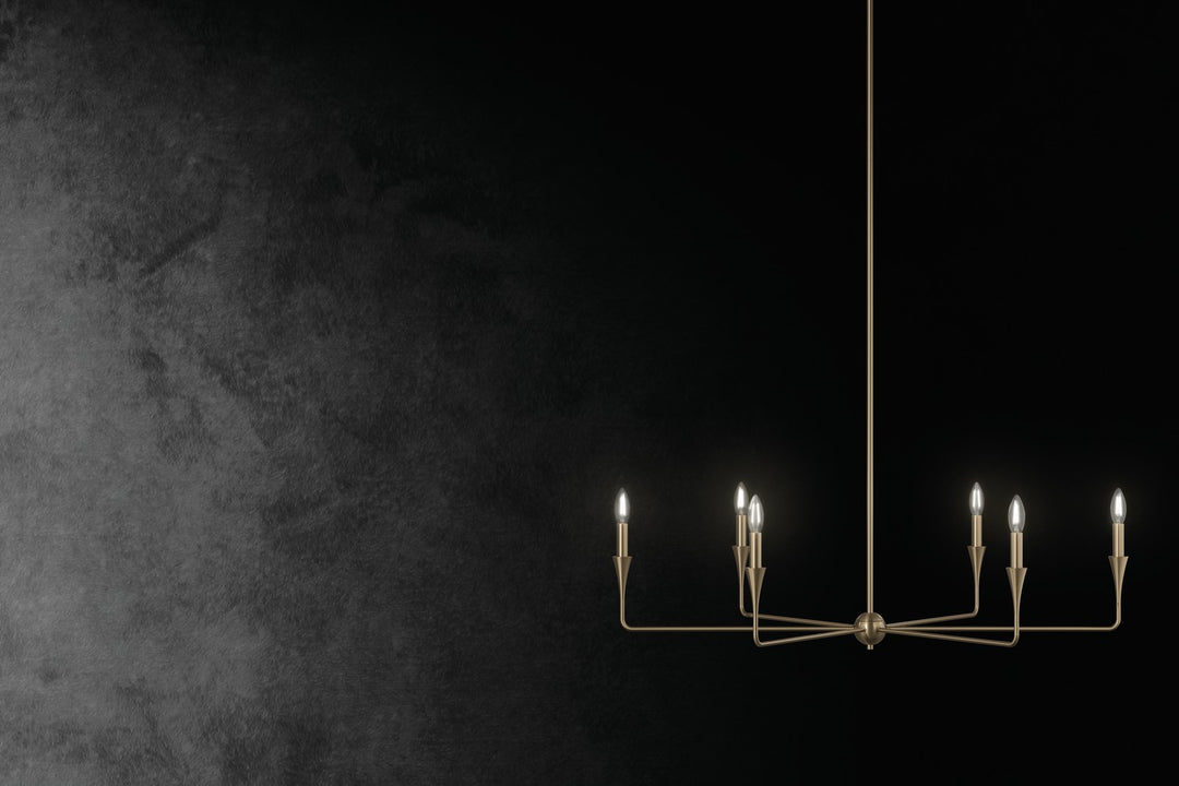 Kichler Canada - 52690CPZ - Six Light Chandelier - Alvaro - Champagne Bronze