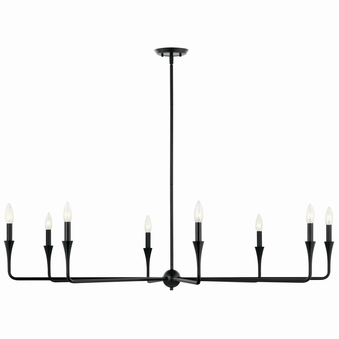 Kichler Canada - 52691BK - Eight Light Chandelier - Alvaro - Black