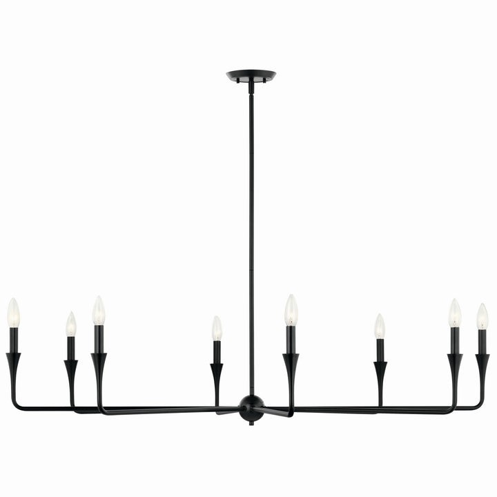 Kichler Canada - 52691BK - Eight Light Chandelier - Alvaro - Black