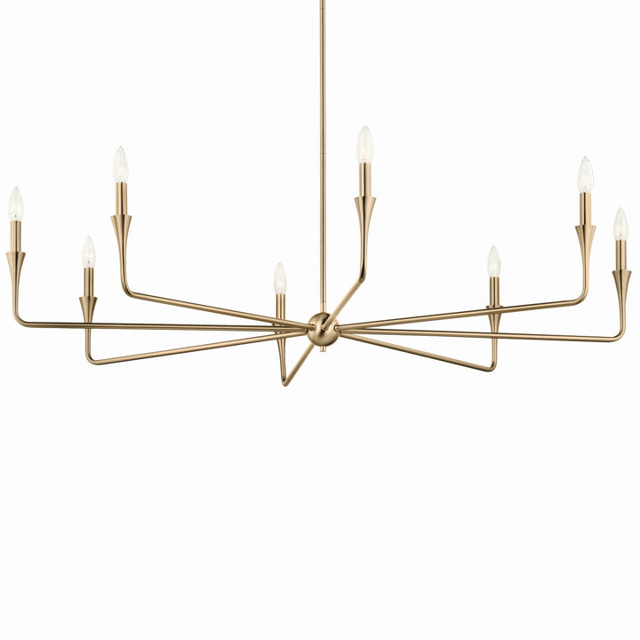 Kichler Canada - 52691CPZ - Eight Light Chandelier - Alvaro - Champagne Bronze