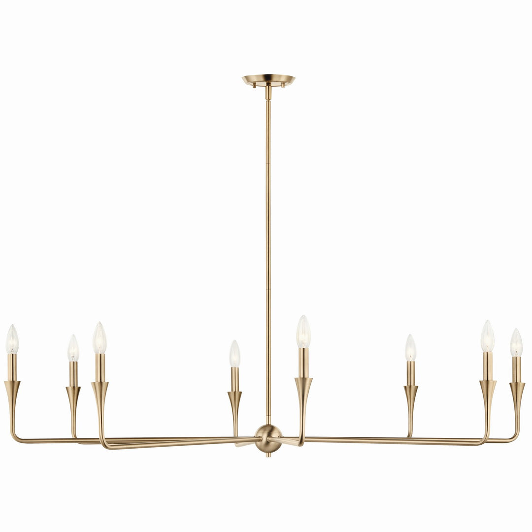 Kichler Canada - 52691CPZ - Eight Light Chandelier - Alvaro - Champagne Bronze