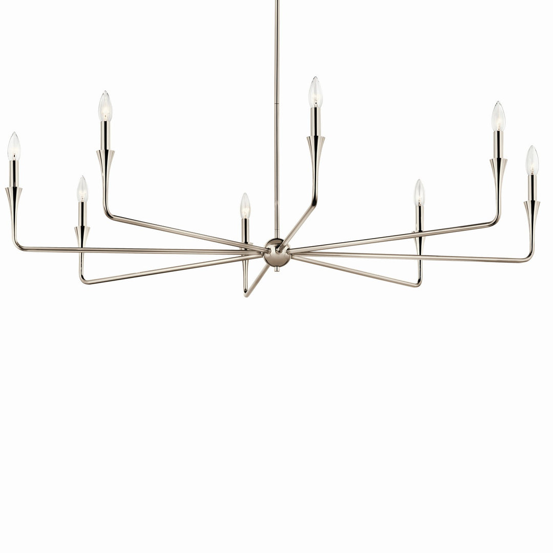 Kichler Canada - 52691PN - Eight Light Chandelier - Alvaro - Polished Nickel