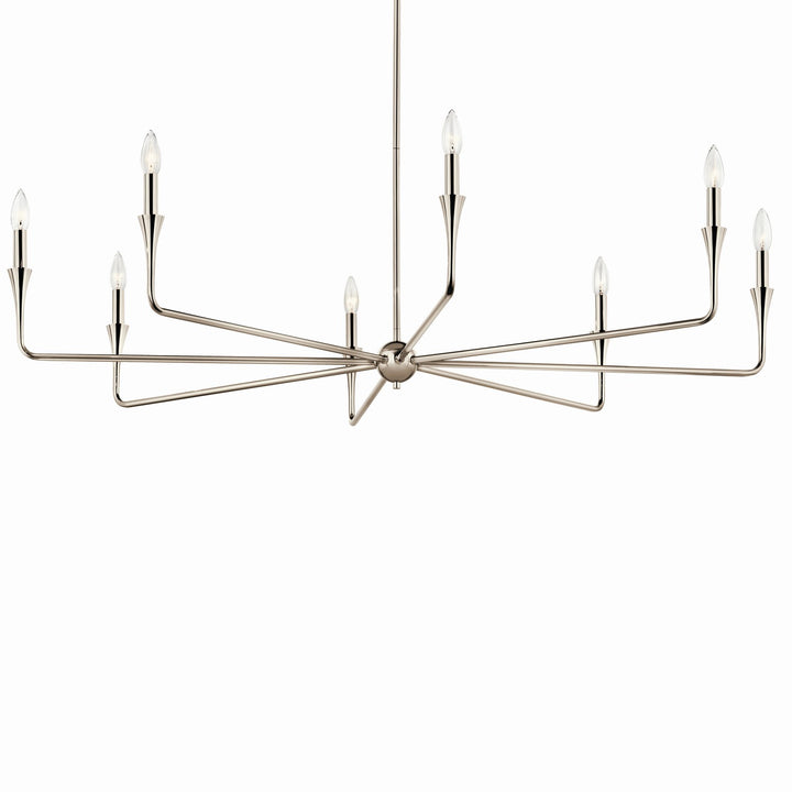 Kichler Canada - 52691PN - Eight Light Chandelier - Alvaro - Polished Nickel