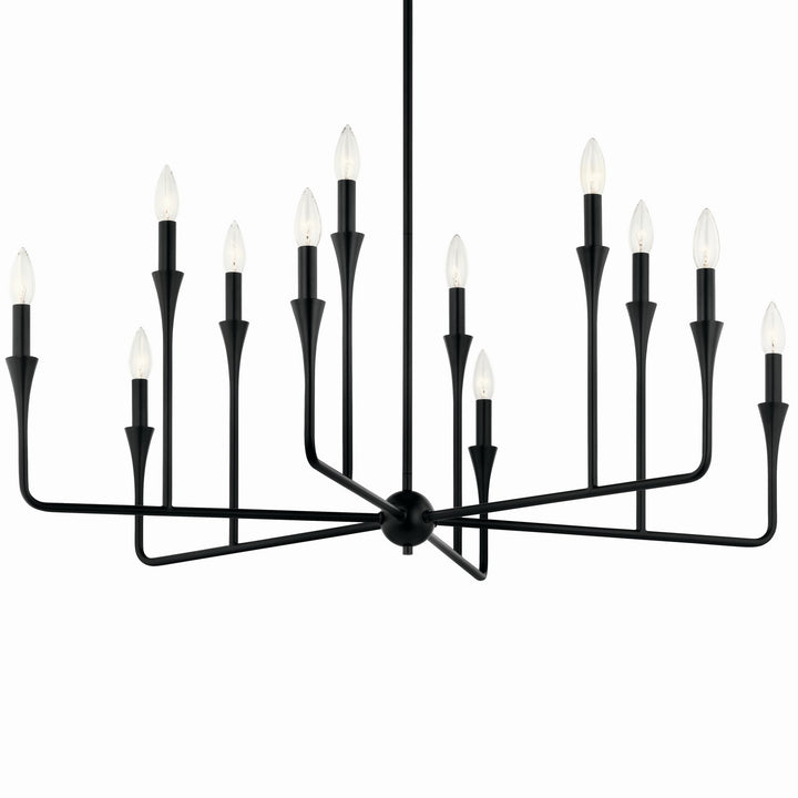 Kichler Canada - 52692BK - 12 Light Chandelier - Alvaro - Black