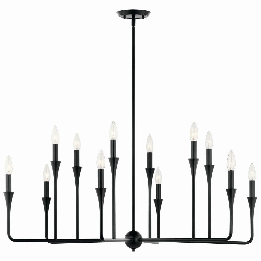 Kichler Canada - 52692BK - 12 Light Chandelier - Alvaro - Black