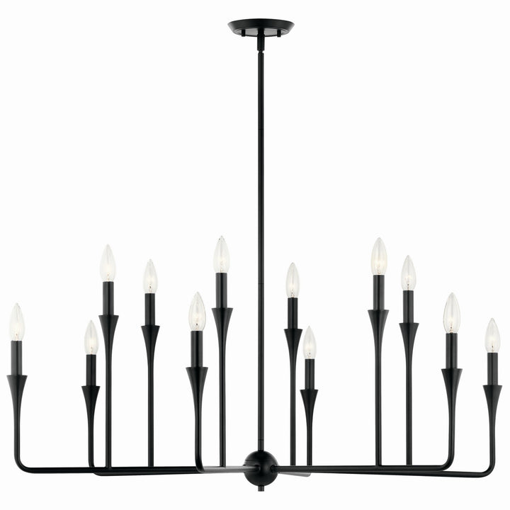 Kichler Canada - 52692BK - 12 Light Chandelier - Alvaro - Black