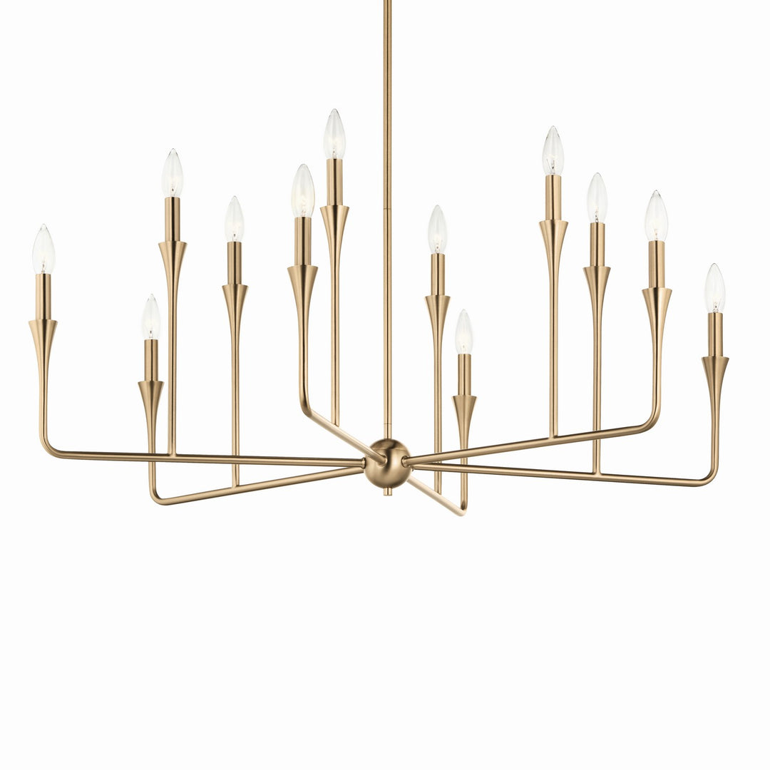 Kichler Canada - 52692CPZ - 12 Light Chandelier - Alvaro - Champagne Bronze