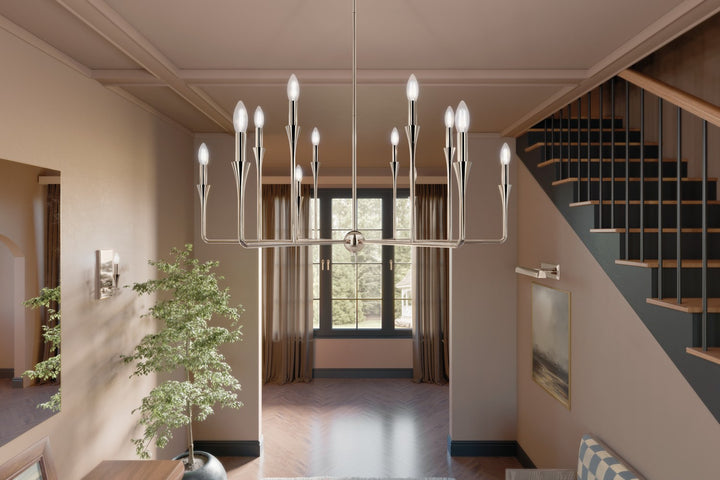 Kichler Canada - 52692PN - 12 Light Chandelier - Alvaro - Polished Nickel