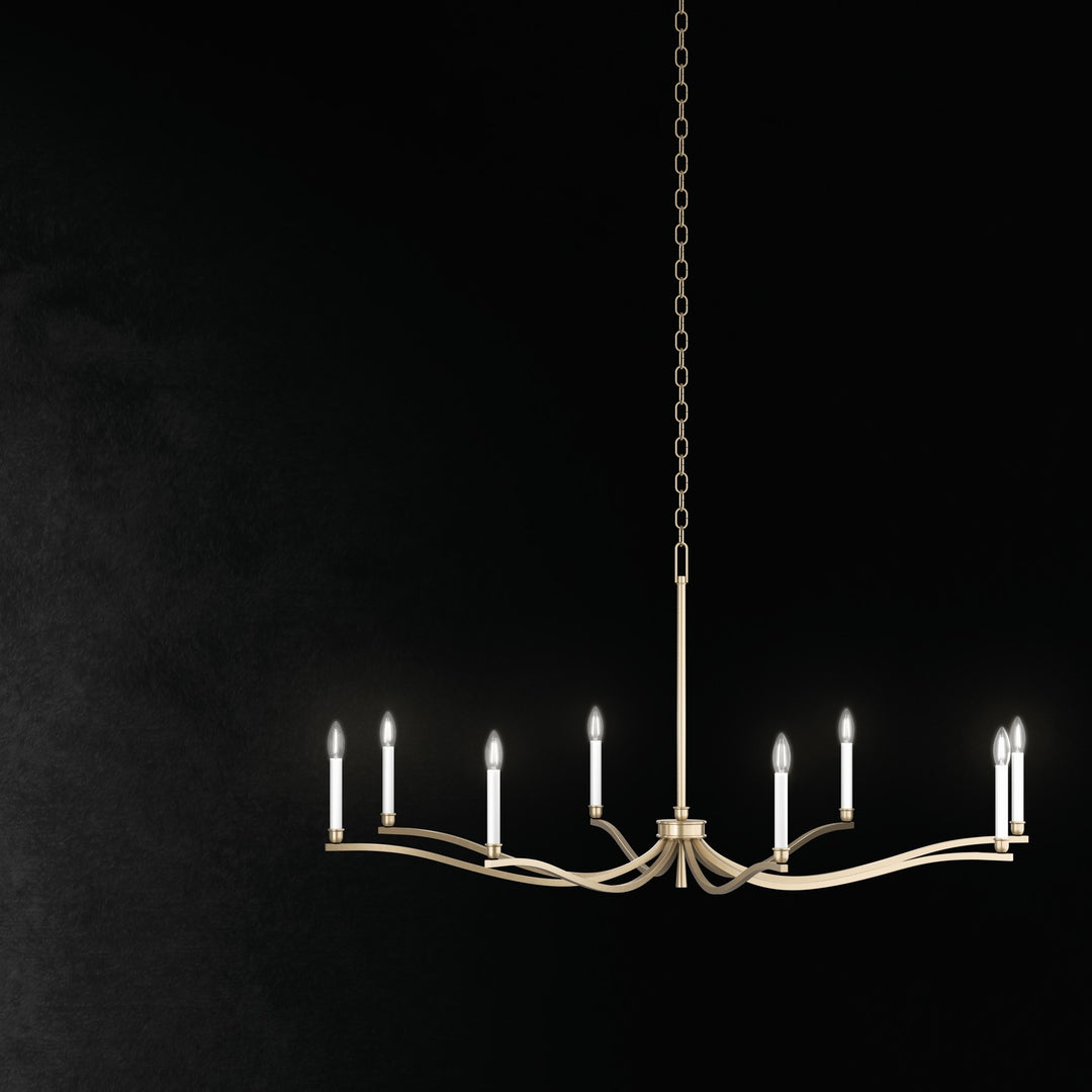 Kichler Canada - 52696CPZ - Six Light Chandelier - Malene - Champagne Bronze