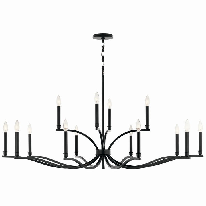 Kichler Canada - 52698BK - 14 Light Chandelier - Malene - Black