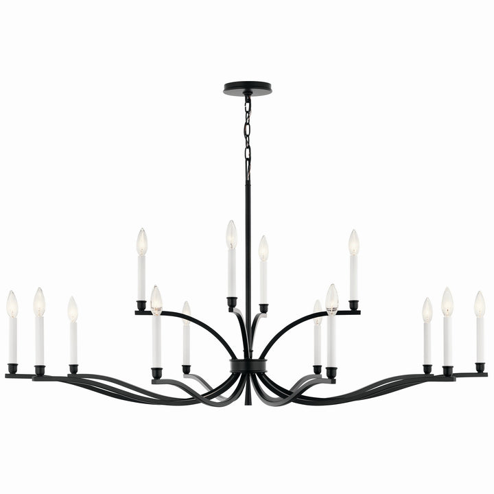 Kichler Canada - 52698BK - 14 Light Chandelier - Malene - Black