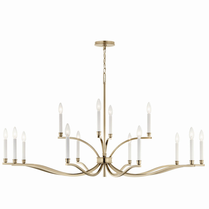 Kichler Canada - 52698CPZ - 14 Light Chandelier - Malene - Champagne Bronze