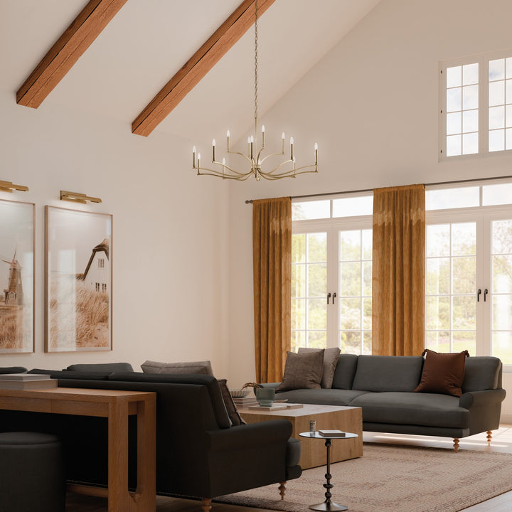 Kichler Canada - 52698CPZ - 14 Light Chandelier - Malene - Champagne Bronze