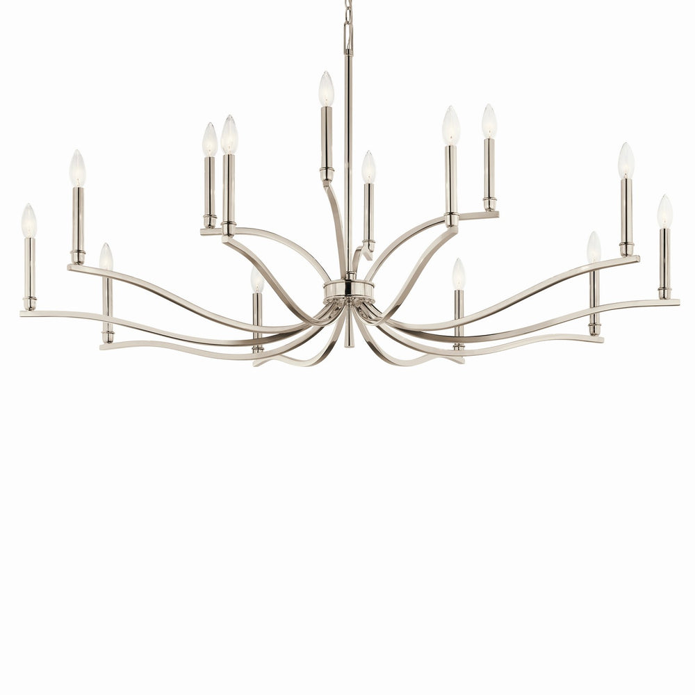 Kichler Canada - 52698PN - 14 Light Chandelier - Malene - Polished Nickel