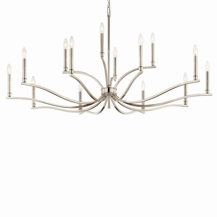 Kichler Canada - 52698PN - 14 Light Chandelier - Malene - Polished Nickel
