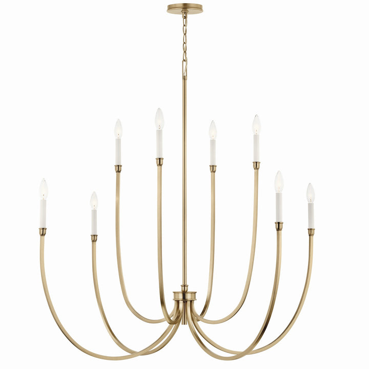 Kichler Canada - 52699CPZ - Eight Light Foyer Chandelier - Malene - Champagne Bronze