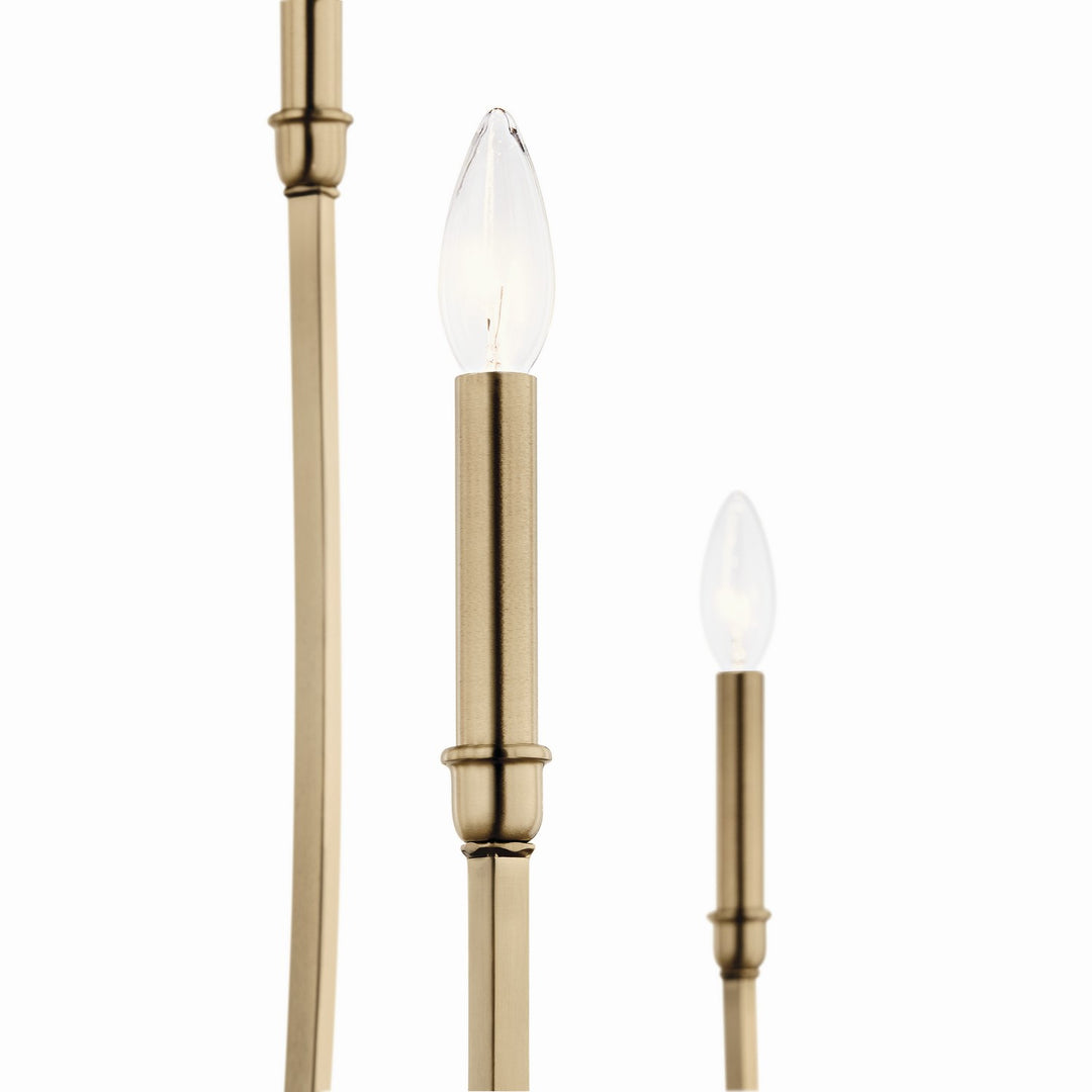 Kichler Canada - 52699CPZ - Eight Light Foyer Chandelier - Malene - Champagne Bronze