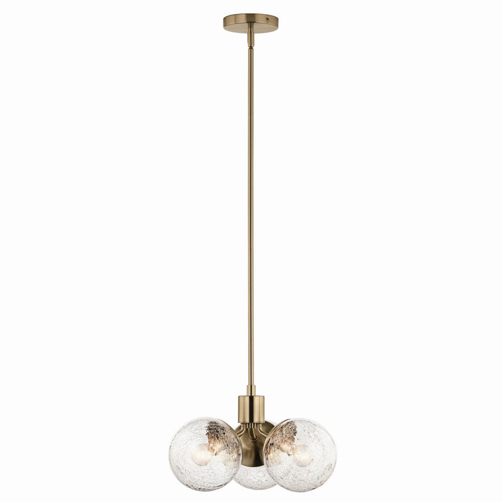 Kichler Canada - 52700CPZ - Three Light Chandelier/Semi Flush - Silvarious - Champagne Bronze