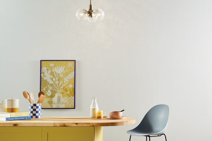 Kichler Canada - 52700CPZ - Three Light Chandelier/Semi Flush - Silvarious - Champagne Bronze
