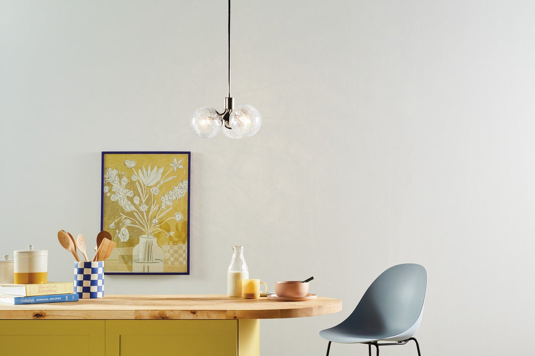 Kichler Canada - 52700PN - Three Light Chandelier/Semi Flush - Silvarious - Polished Nickel