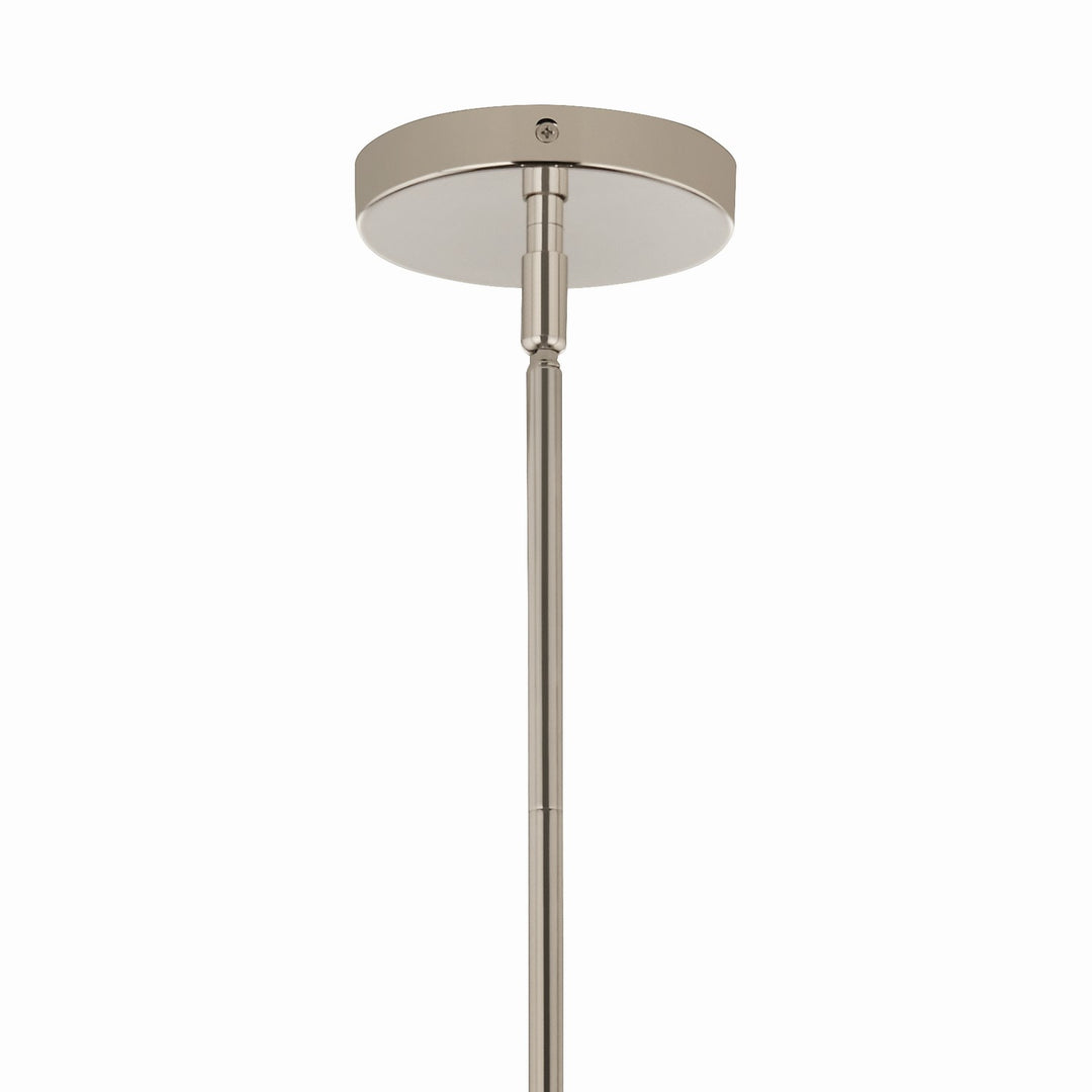 Kichler Canada - 52700PNCLR - Three Light Chandelier/Semi Flush - Silvarious - Polished Nickel