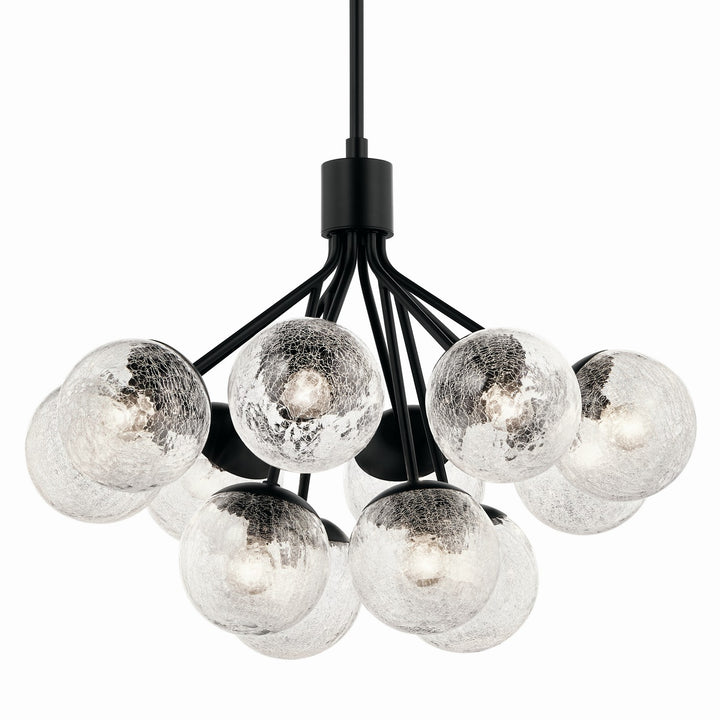 Kichler Canada - 52701BK - 12 Light Chandelier Convertible - Silvarious - Black