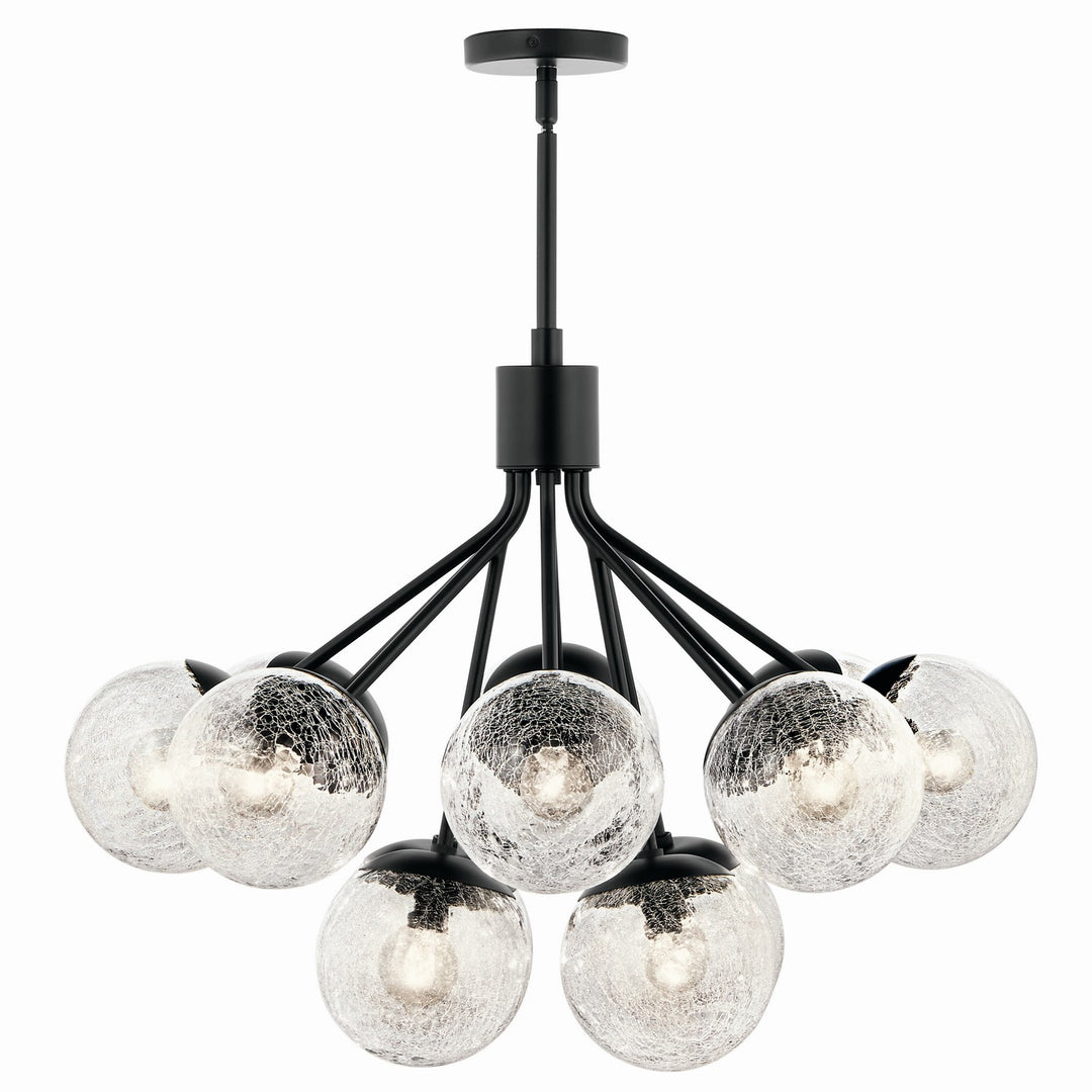 Kichler Canada - 52701BK - 12 Light Chandelier Convertible - Silvarious - Black