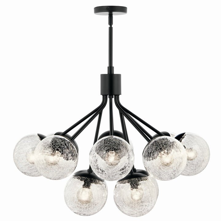 Kichler Canada - 52701BK - 12 Light Chandelier Convertible - Silvarious - Black