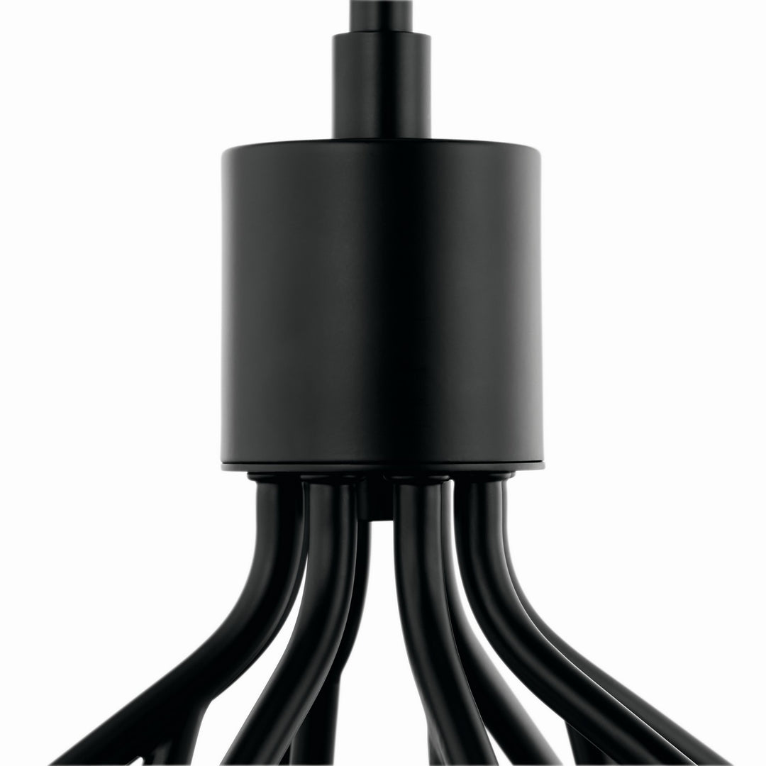 Kichler Canada - 52701BK - 12 Light Chandelier Convertible - Silvarious - Black