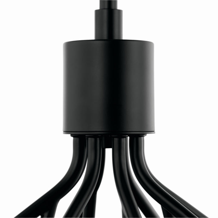 Kichler Canada - 52701BK - 12 Light Chandelier Convertible - Silvarious - Black