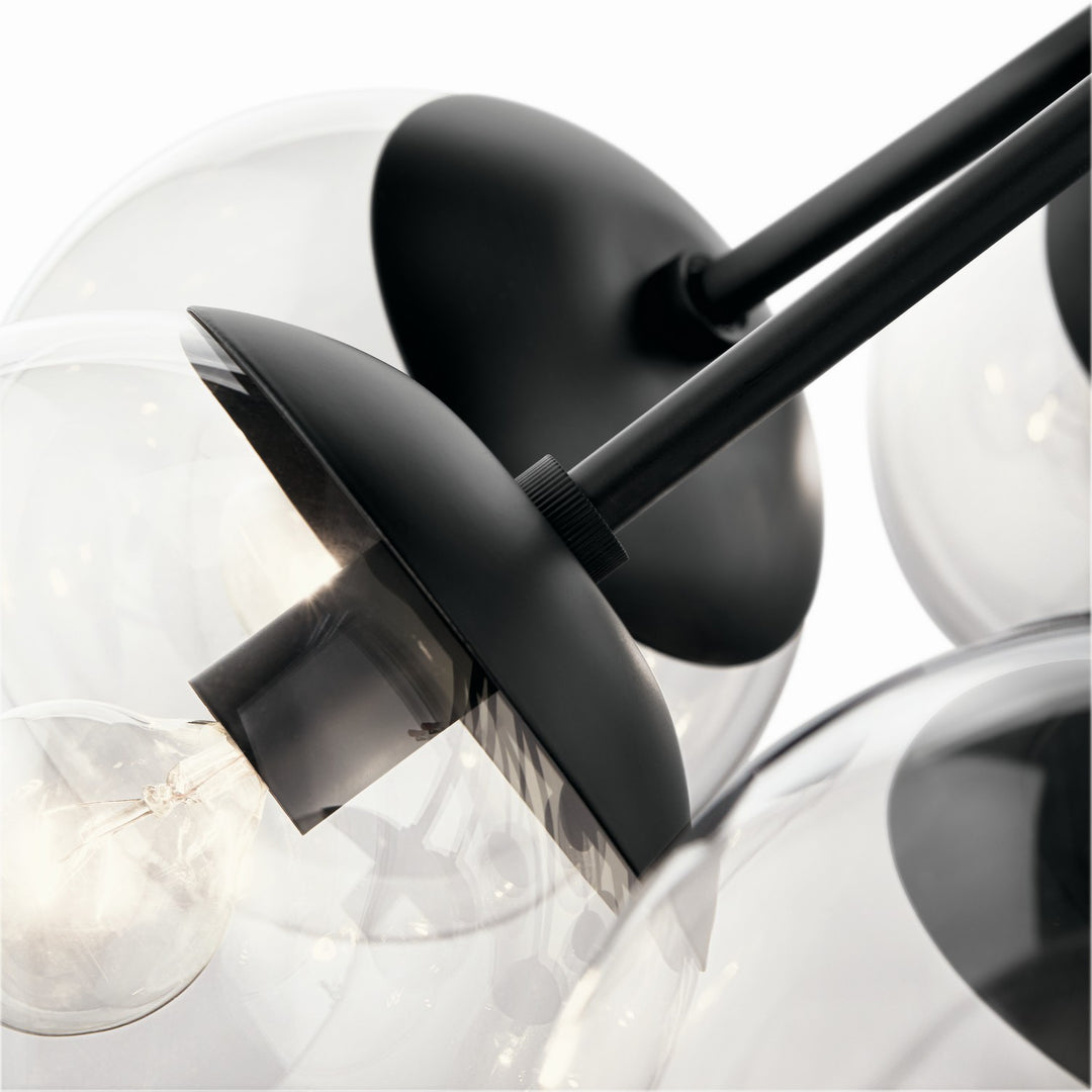 Kichler Canada - 52701BKCLR - 12 Light Chandelier Convertible - Silvarious - Black