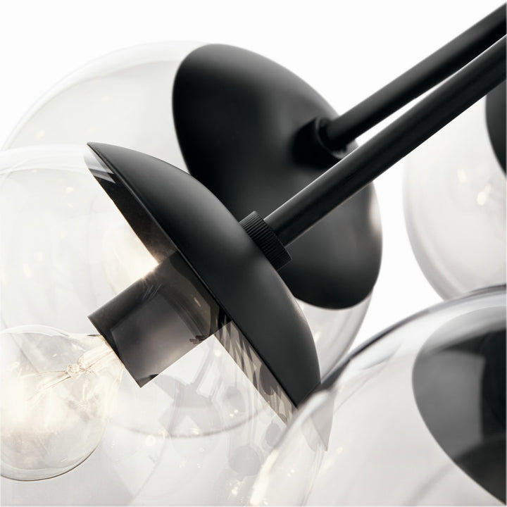 Kichler Canada - 52701BKCLR - 12 Light Chandelier Convertible - Silvarious - Black