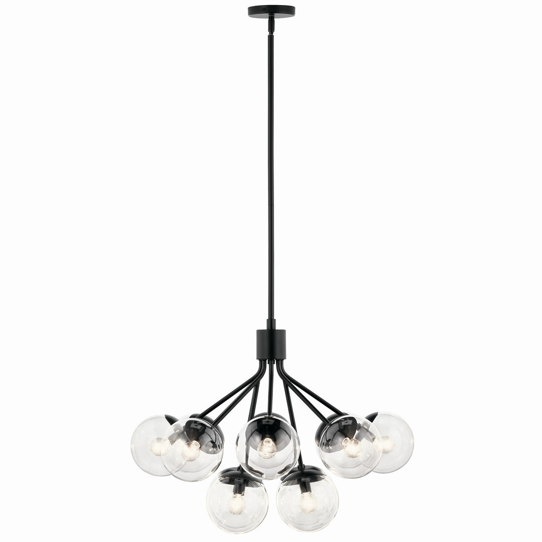 Kichler Canada - 52701BKCLR - 12 Light Chandelier Convertible - Silvarious - Black