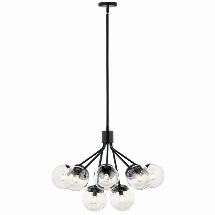 Kichler Canada - 52701BKCLR - 12 Light Chandelier Convertible - Silvarious - Black