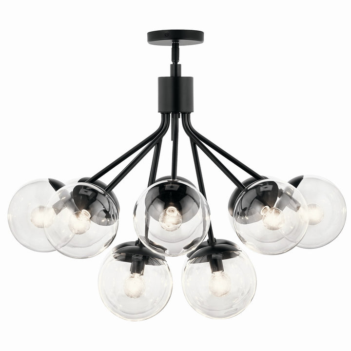 Kichler Canada - 52701BKCLR - 12 Light Chandelier Convertible - Silvarious - Black